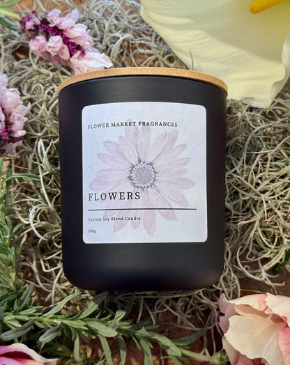 Scented Matte Black Premium Candle